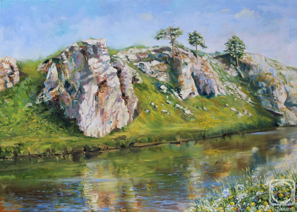 Tyutina-Zaykova Ekaterina. Sloboda stone. Chusovaya River