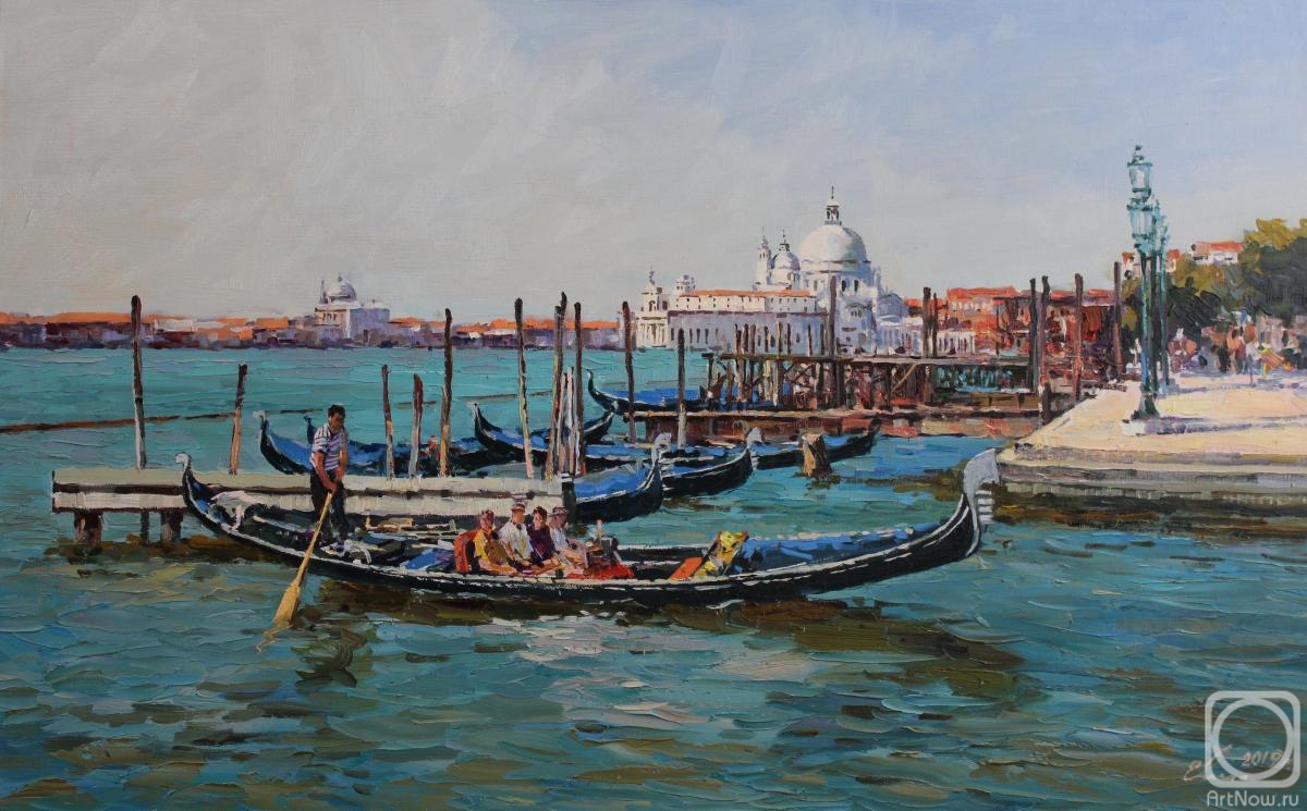Malykh Evgeny. The marina near Piazza di San Marco