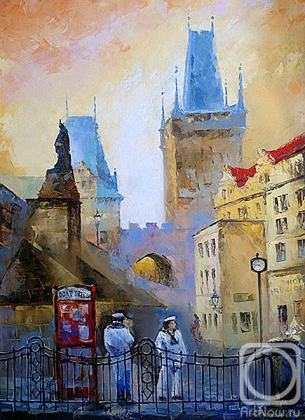 Iarovoi Igor. Prague. At Charles Bridge