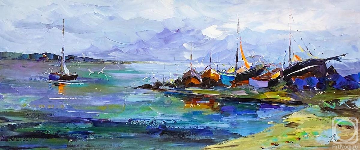 Rodries Jose. Fishing boats on the shore