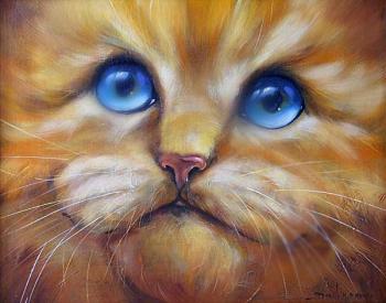 Ginger cat (Ginger Kitten). Iarovoi Igor