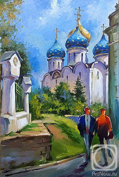 Iarovoi Igor. View of the Uspenskij Cathedral. Summer