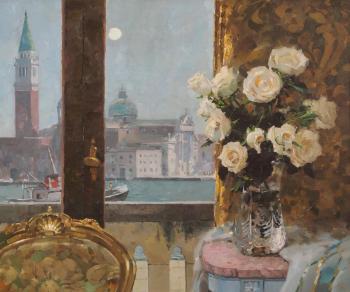 Hamaljan Suren Surenovich. Venice. White roses