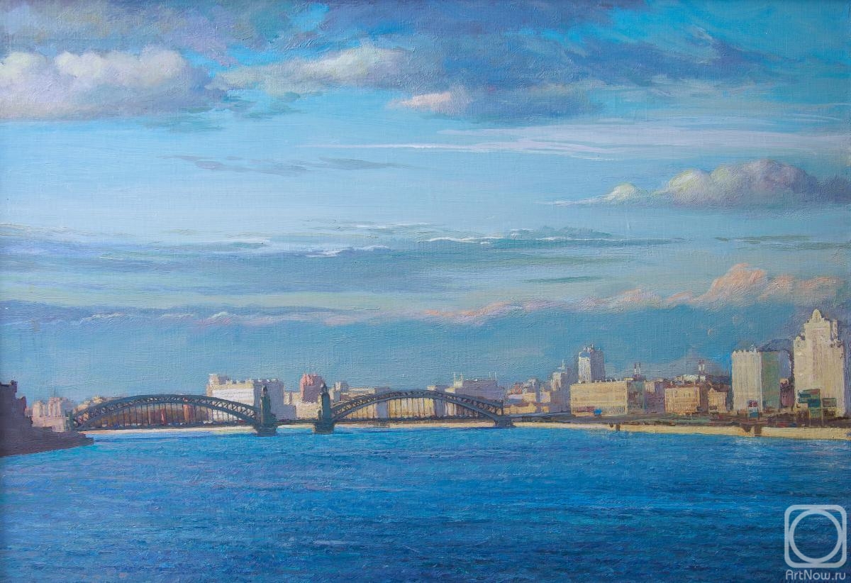 Shenigin Nikolay. St.Petersburg. Neva river