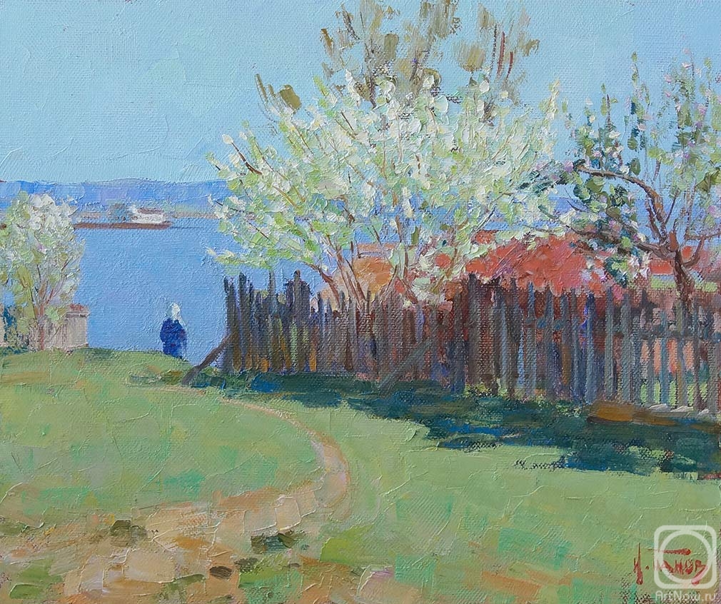 Panov Igor. Gardens at the Volga
