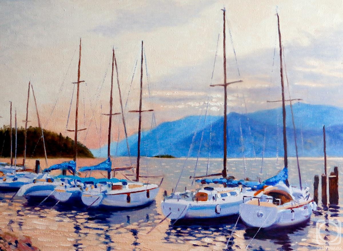 Tok Alexey. Evening on lake Garda