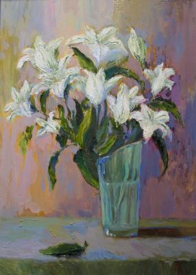 White lilies. Ledneva Nataliya