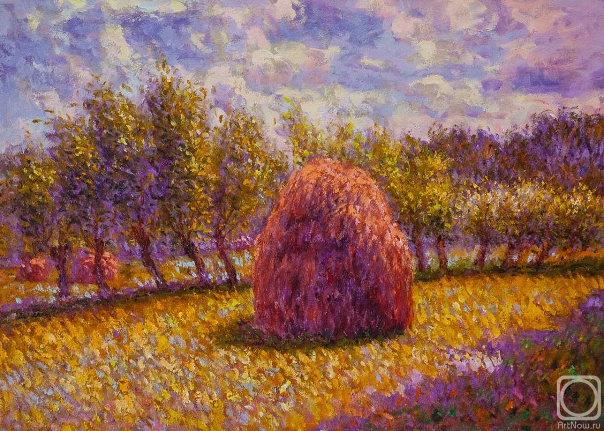   .  .  . (  Haystack by Claude Monet, 1895)
