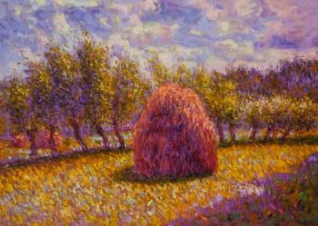  . (  Haystack by Claude Monet, 1895).  