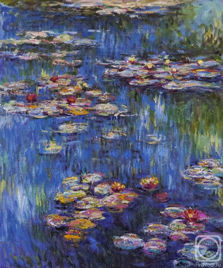 Kamskij Savelij. Copy of Claude Monet's. Water Lilies