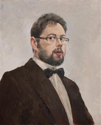 Portrait of a young man. Tafel Zinovy