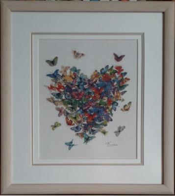 Heart of butterflies