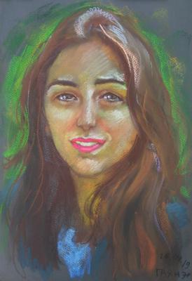 Denisa from the Albanian city of Durres, from nature