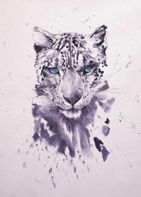 Snow leopard. Gomes Liya