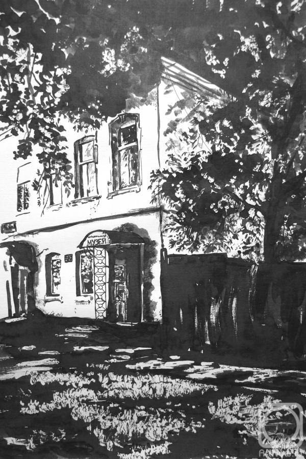 Pukhareva Ulyana. House of merchants Kurzhenkovs Malaya Vishera, now a museum