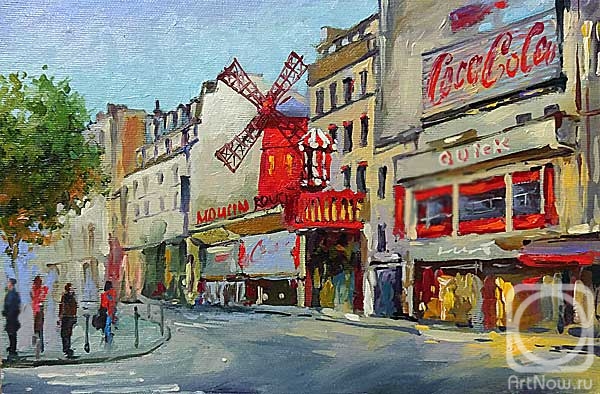Iarovoi Igor. Clichy Boulevard. Moulin rouge