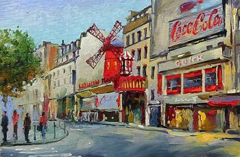 Clichy Boulevard. Moulin rouge (Boulevard De Clichy). Iarovoi Igor