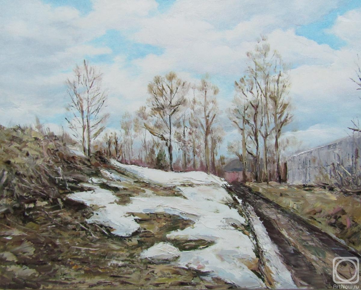 Brezzhinskaya Lyudmila. The last snow