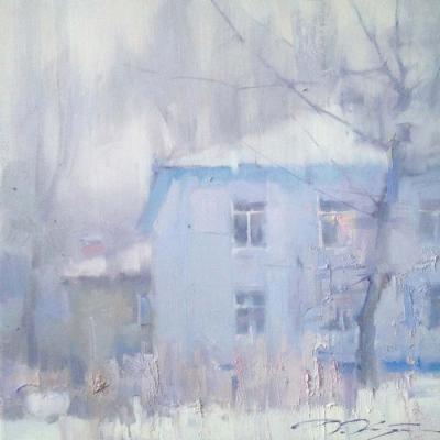 Snowy morning. Orlov Dmitriy