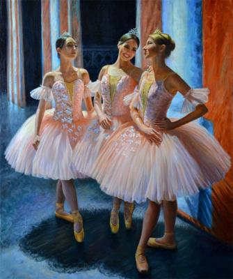 A trio of ballerinas. Bakaeva Yulia