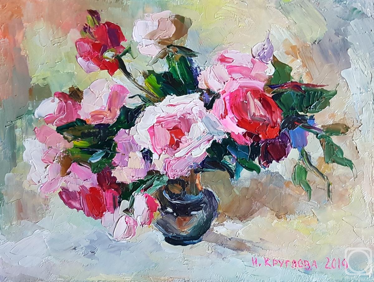 Kruglova Irina. Roses in a vase