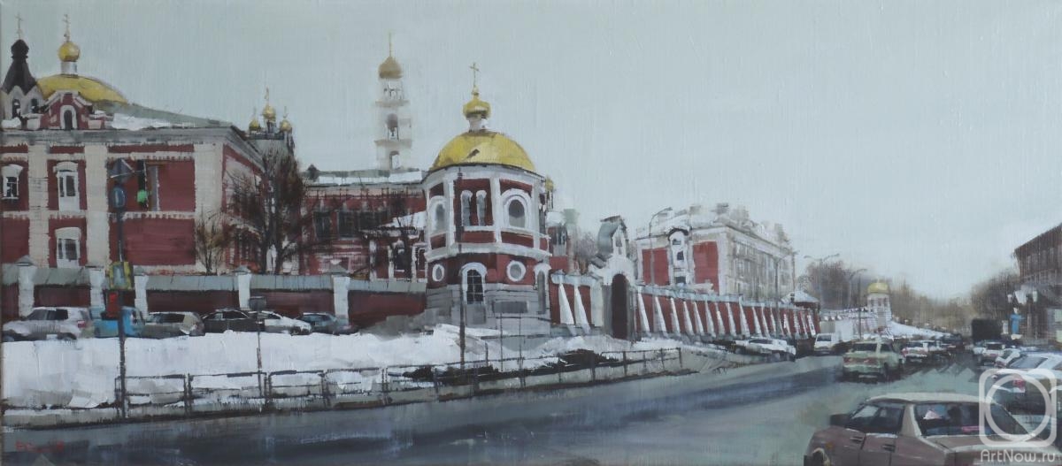 Silantyev Vadim. View of the Iversky monastery