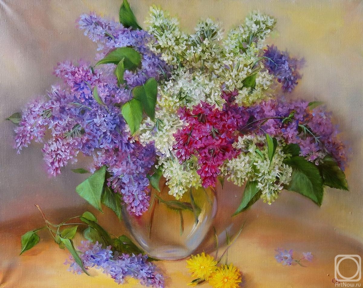 Razumova Svetlana. Three colors of lilac