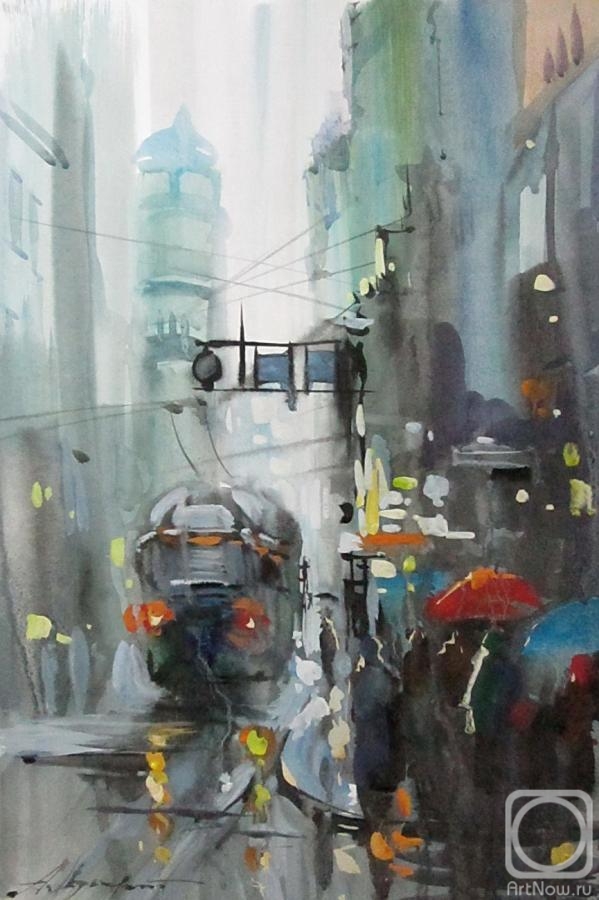 Schubert Albina. Rain in the big city