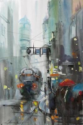 Rain in the big city. Schubert Albina