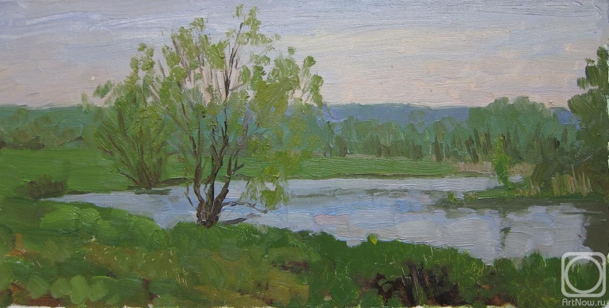 Chertov Sergey. spring morning. will rain soon