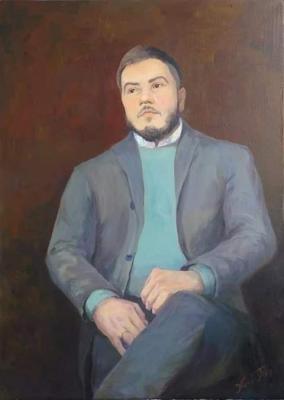 Portrait of a man. Usachev Fedor