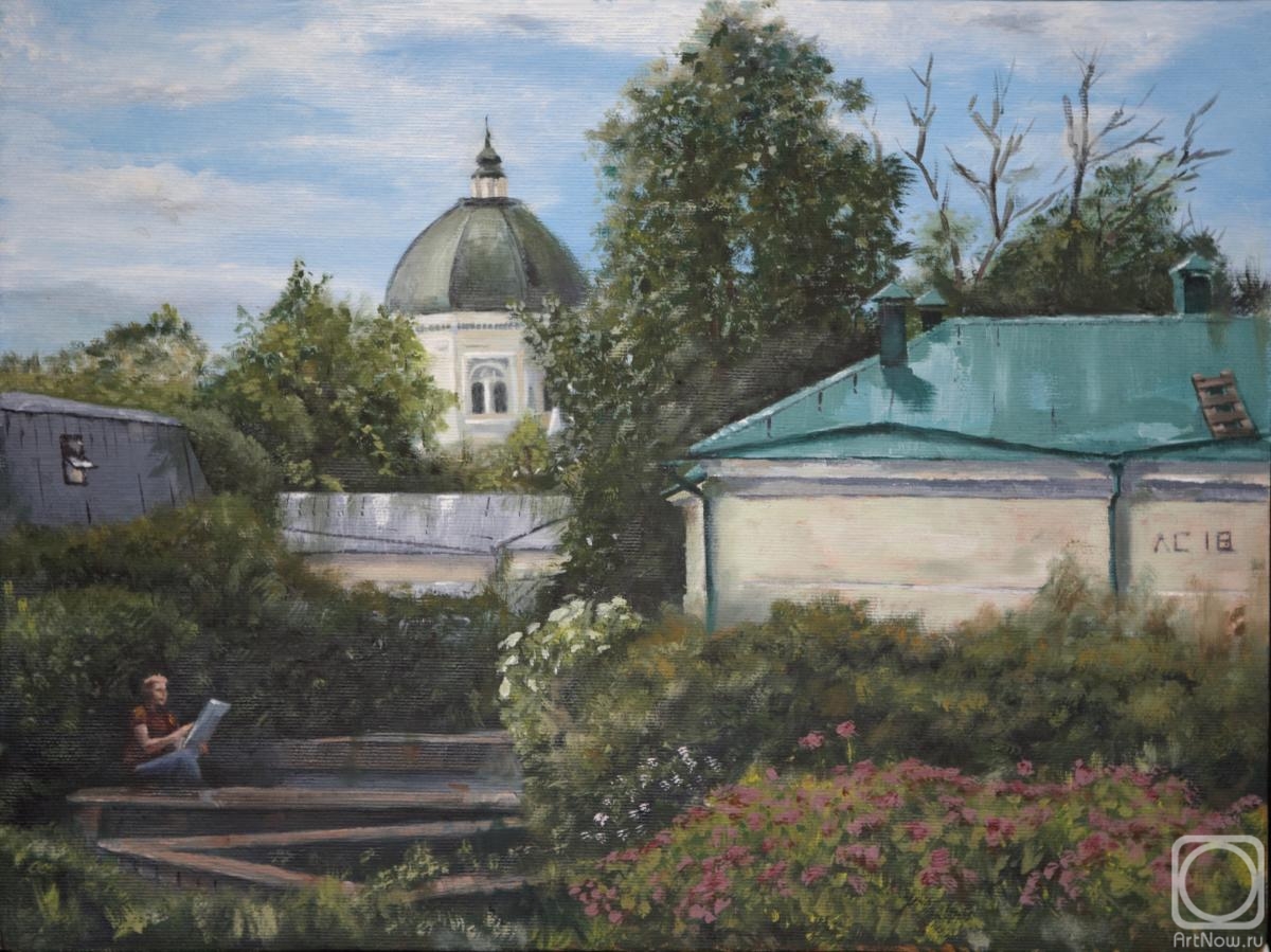 Soloviev Leonid. Morozoff's garden in May