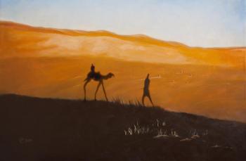 Sahara sunrise (Desert Sahara). Soloviev Leonid