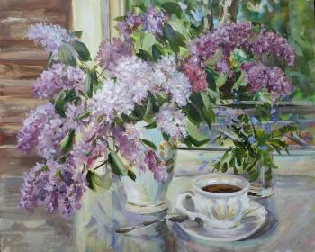 Lilac and big cup. Korolev Andrey