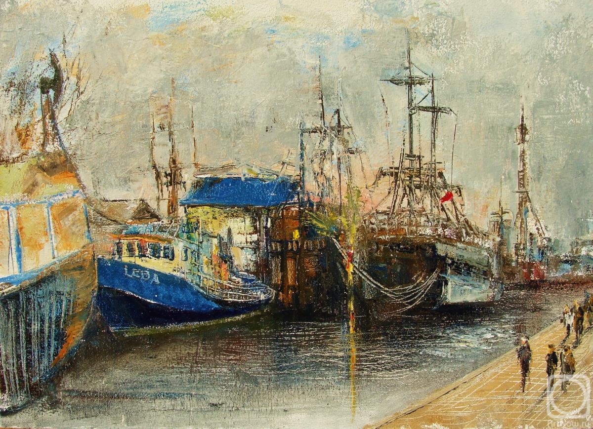 Lednev Alexsander. Port in Leba