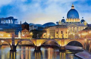 Evening Rome (Vatican City). Goldstein Tatyana