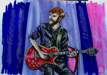 Guitarist. Lukaneva Larissa