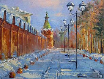 At the red wall. Skete (Red Shed). Iarovoi Igor