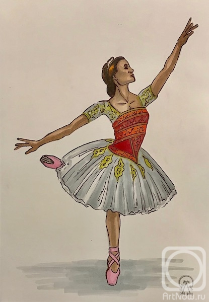 Lukaneva Larissa. Ballerina
