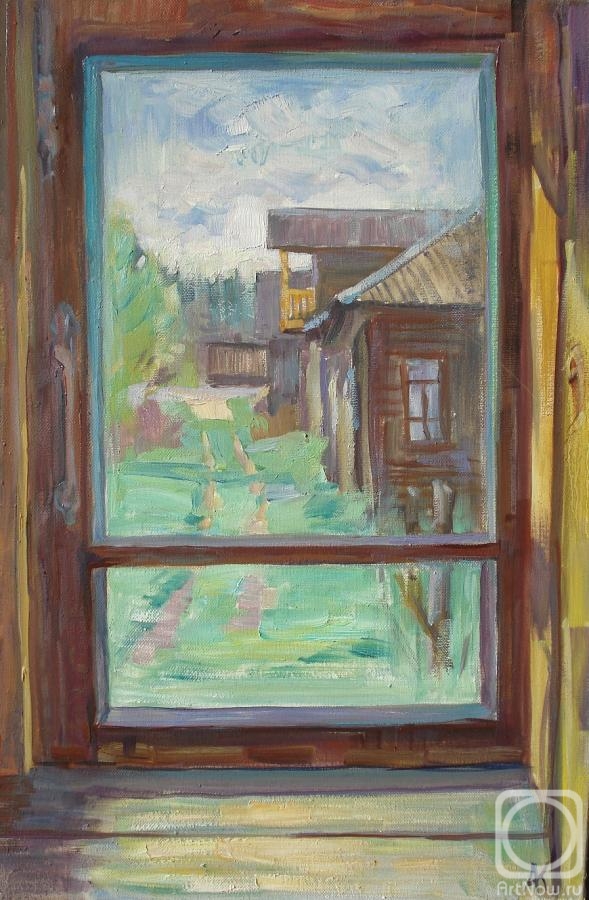 Kovalevscky Andrey. View from the window of the house in Gubarevo