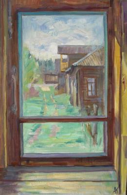 View from the window of the house in Gubarevo. Kovalevscky Andrey