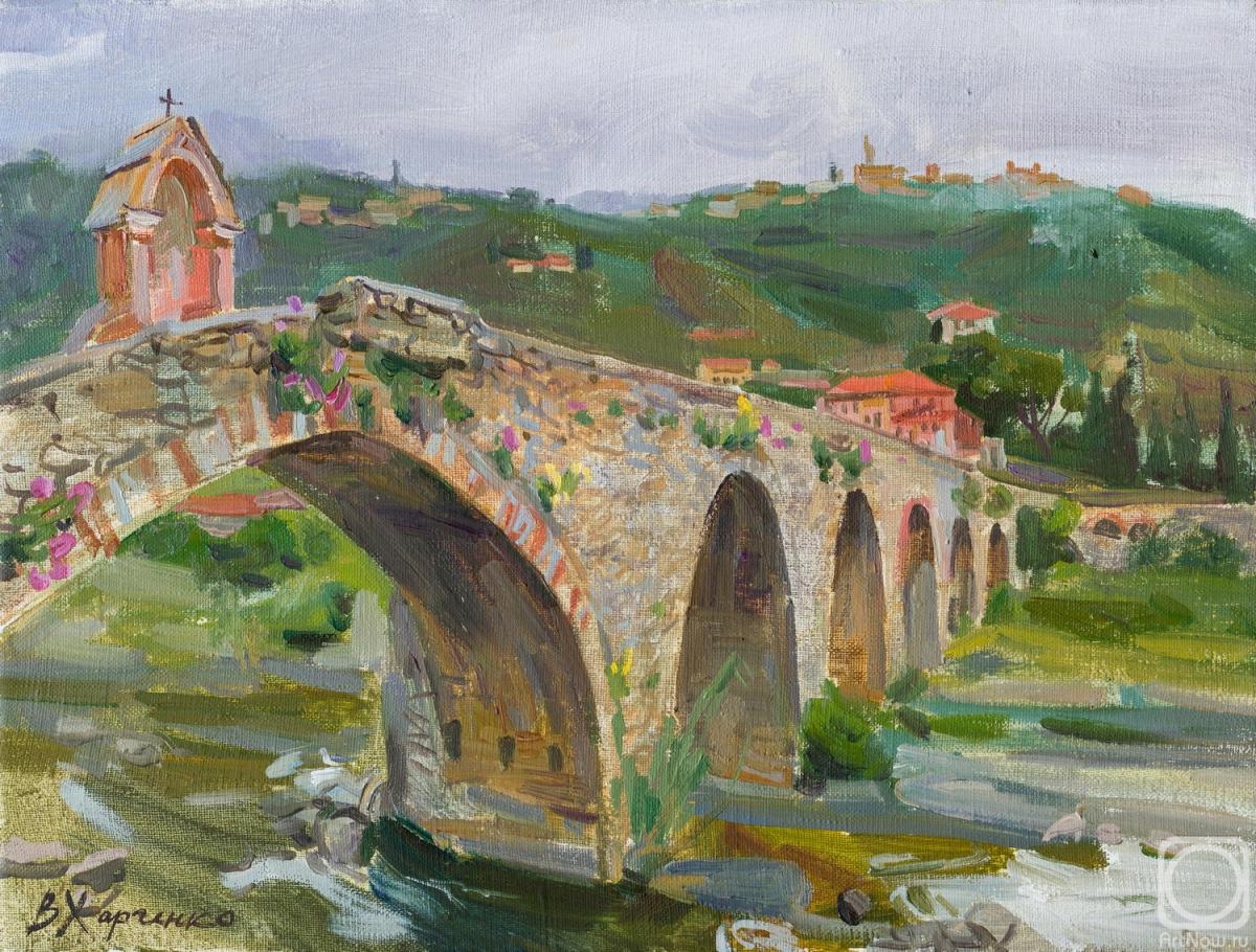 Kharchenko Victoria. Taggia. The stone bridge