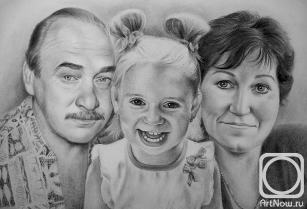 Novodvorskaya Alexandra. Family portrait