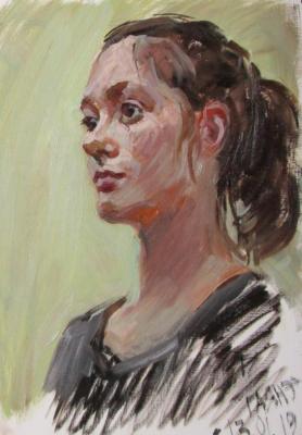 Very serious, from nature. Dobrovolskaya Gayane