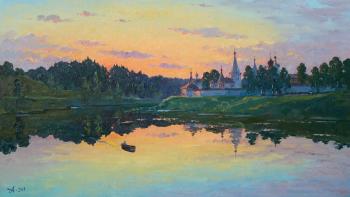 Twilight over Staritsa. Alexandrovsky Alexander