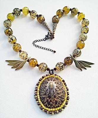 Author's necklace "Flight of the Dragon". Selini Eli