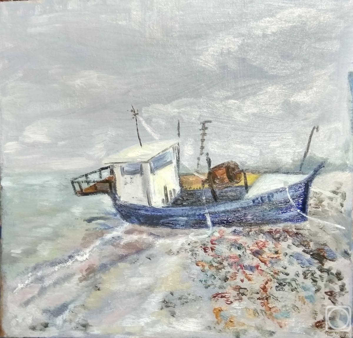 Gorenkova Anna. Boat in Storm