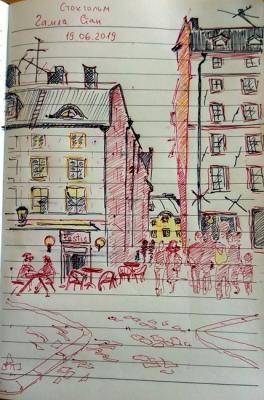 Stockholm sketch- 2