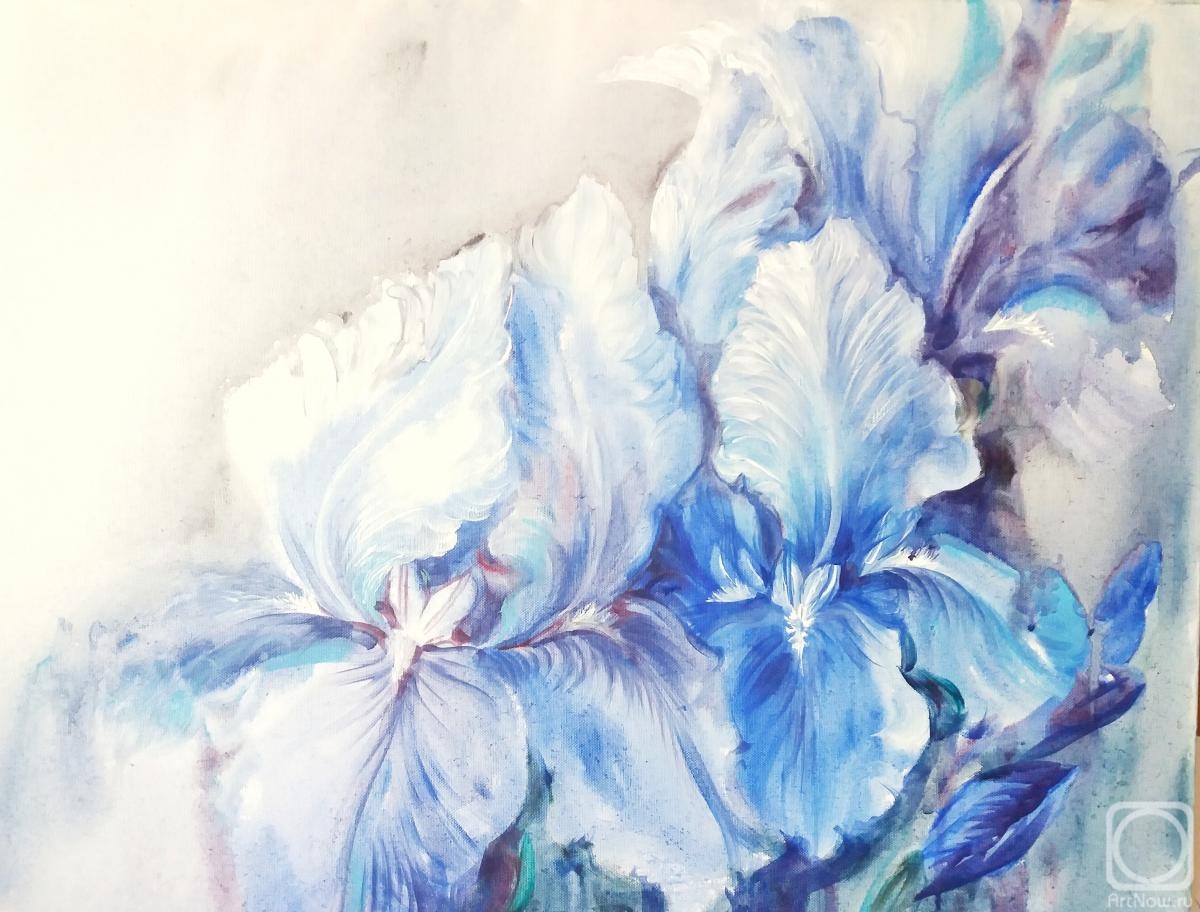 Mikhalskaya Katya. Blooming irises