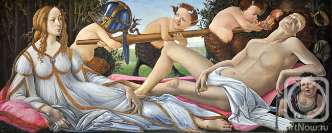 Biryukova Lyudmila. Venus and Mars. A copy of painting by Sandro Botticelli